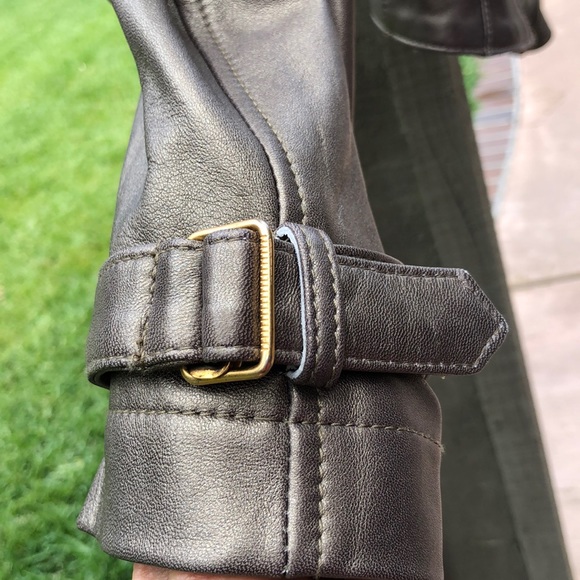 Theory Leather Jacket - Picture 4 of 9